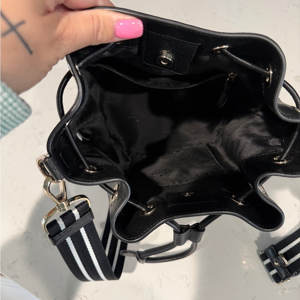 Kate Spade Black Drawstring Crossbody Bag - Picture 2 of 4